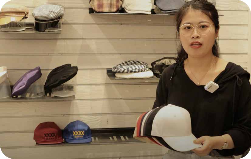 Vídeo de exibição de chapéus de boina francesa de lã personalizada para mulheres