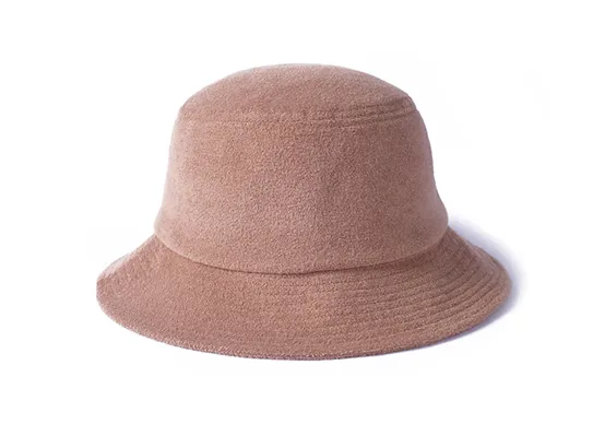 camel terry bucket hat