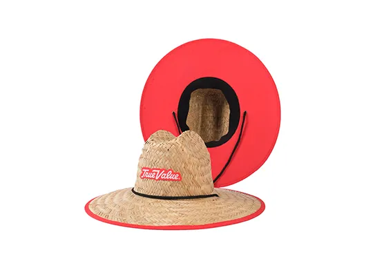 bullrush straw lifeguard hat