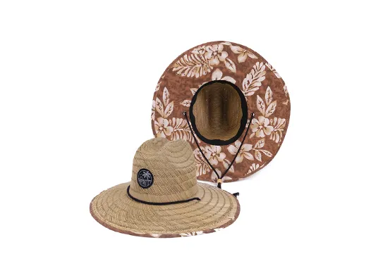 custom patch straw hats