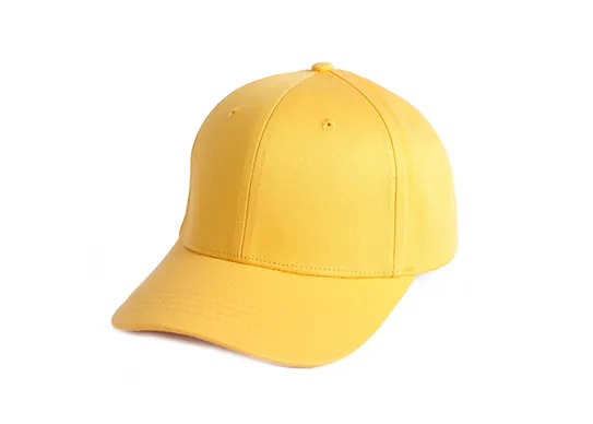 yellow baseball cap