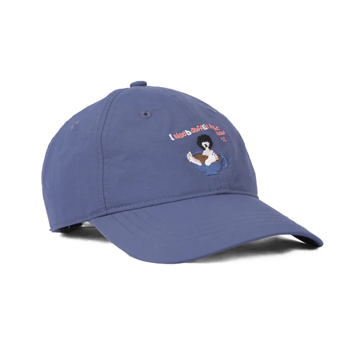 blue embroidered dad hat