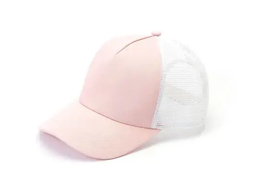 pink 5 panel cap