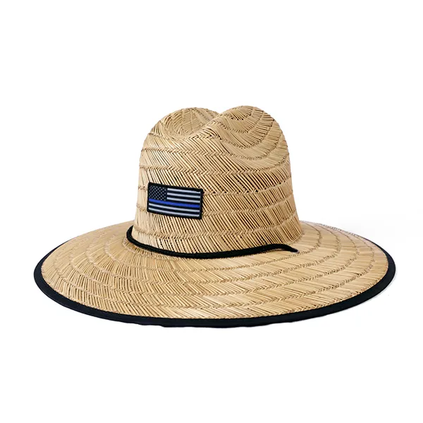 custom straw beach hats
