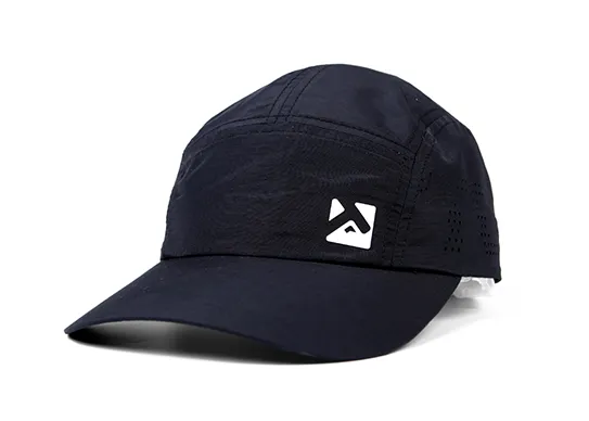 navy nylon camper cap