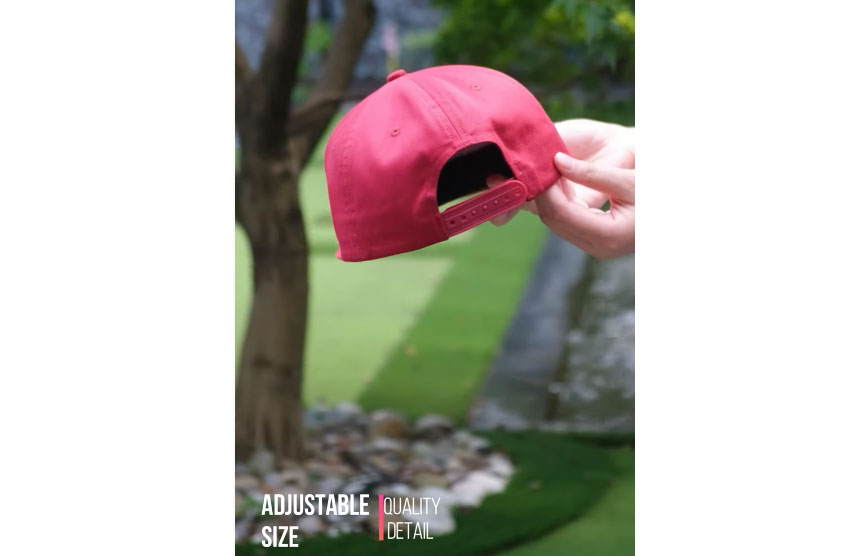 Boné de chapéu Snapback personalizado: logotipo bordado, 6 painéis