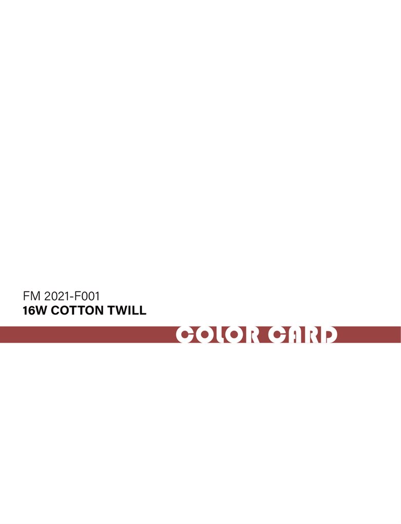 FM2021-F001 16W algodão Twark