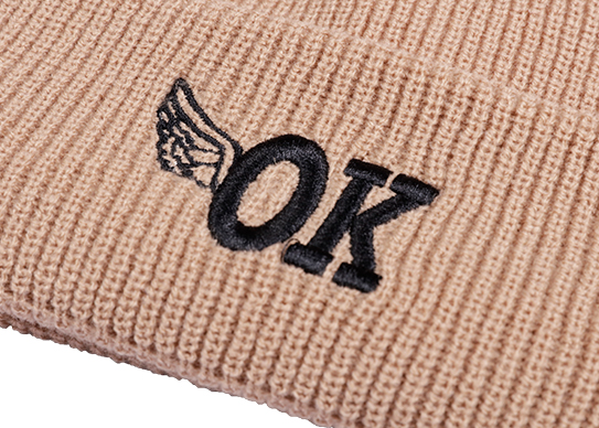embroidery beanie hat