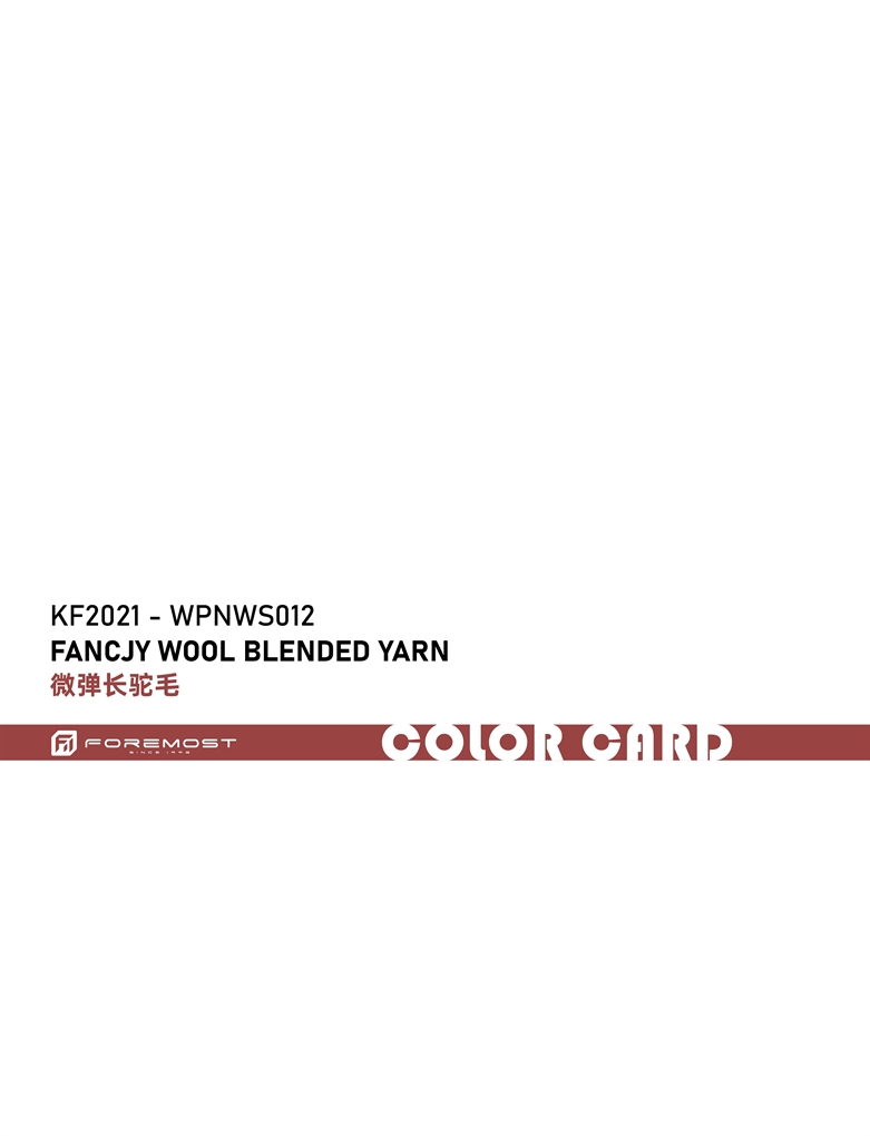 KF2021-WPNWS012 Fios Misturados de Lã Fancjy
